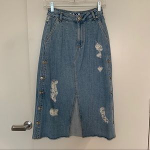 SJYP Jean skirt size xs